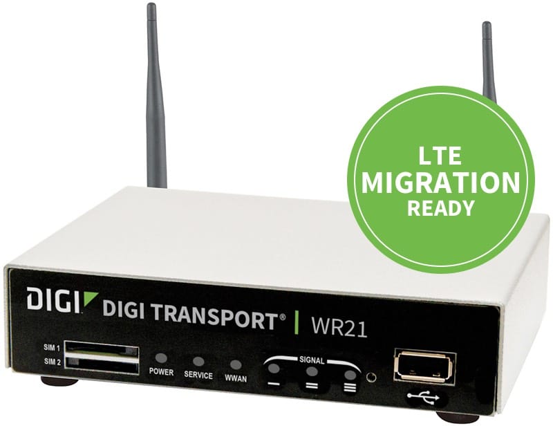 Digi WR21 Cellular Router - Solid State Supplies