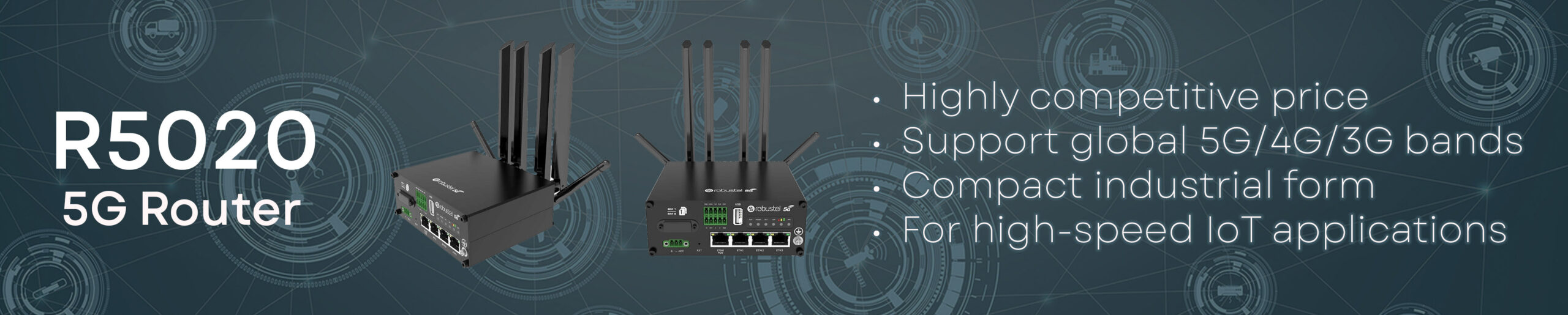 Robustel Industrial 4G Router Range - Solsta